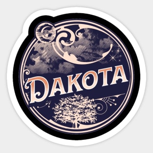 Dakota Name Tshirt Sticker